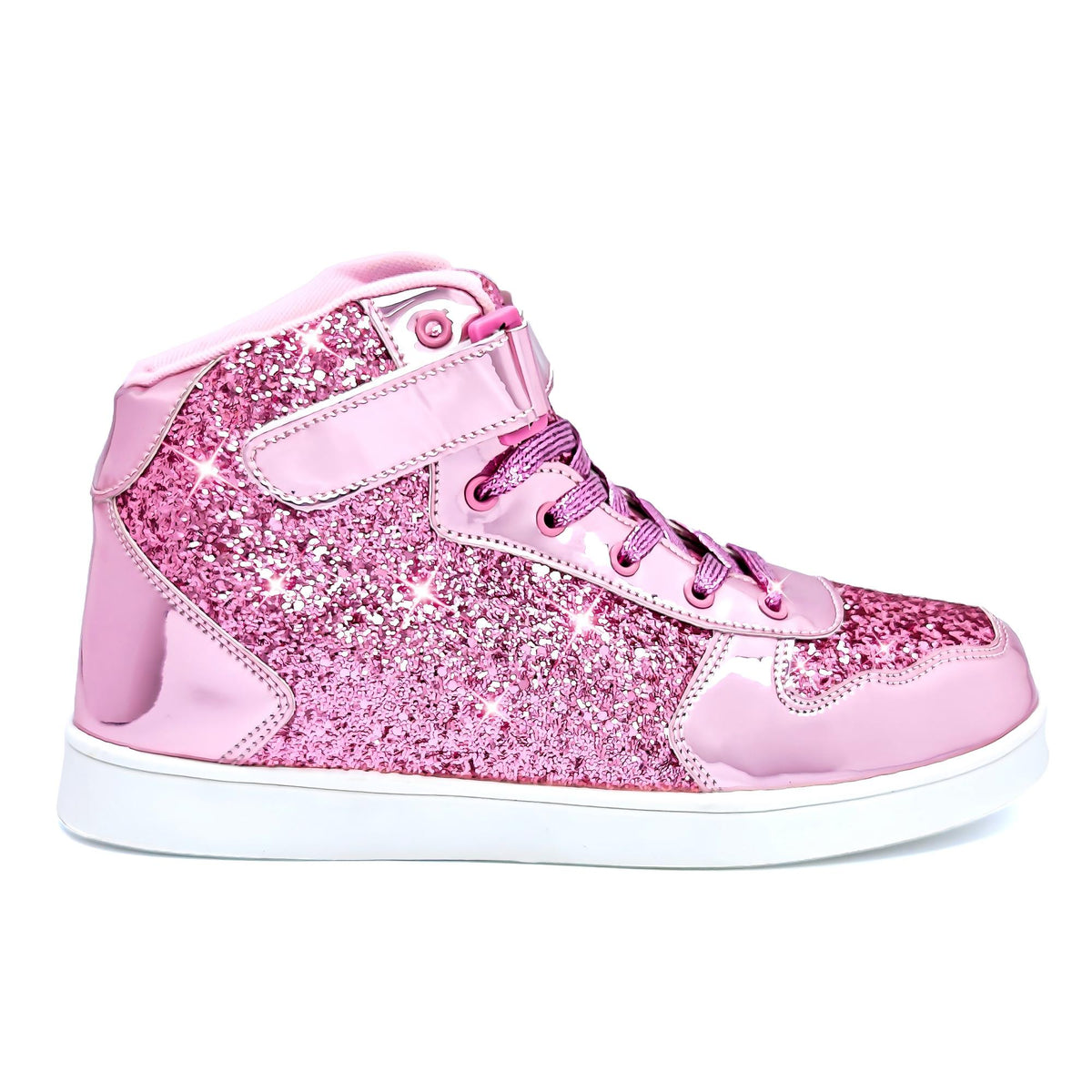 Glitter Shoes for Kids High Top Sparkle Sequins Sneakers for Boys Girls Bling Shiny Sparkly Sneaker