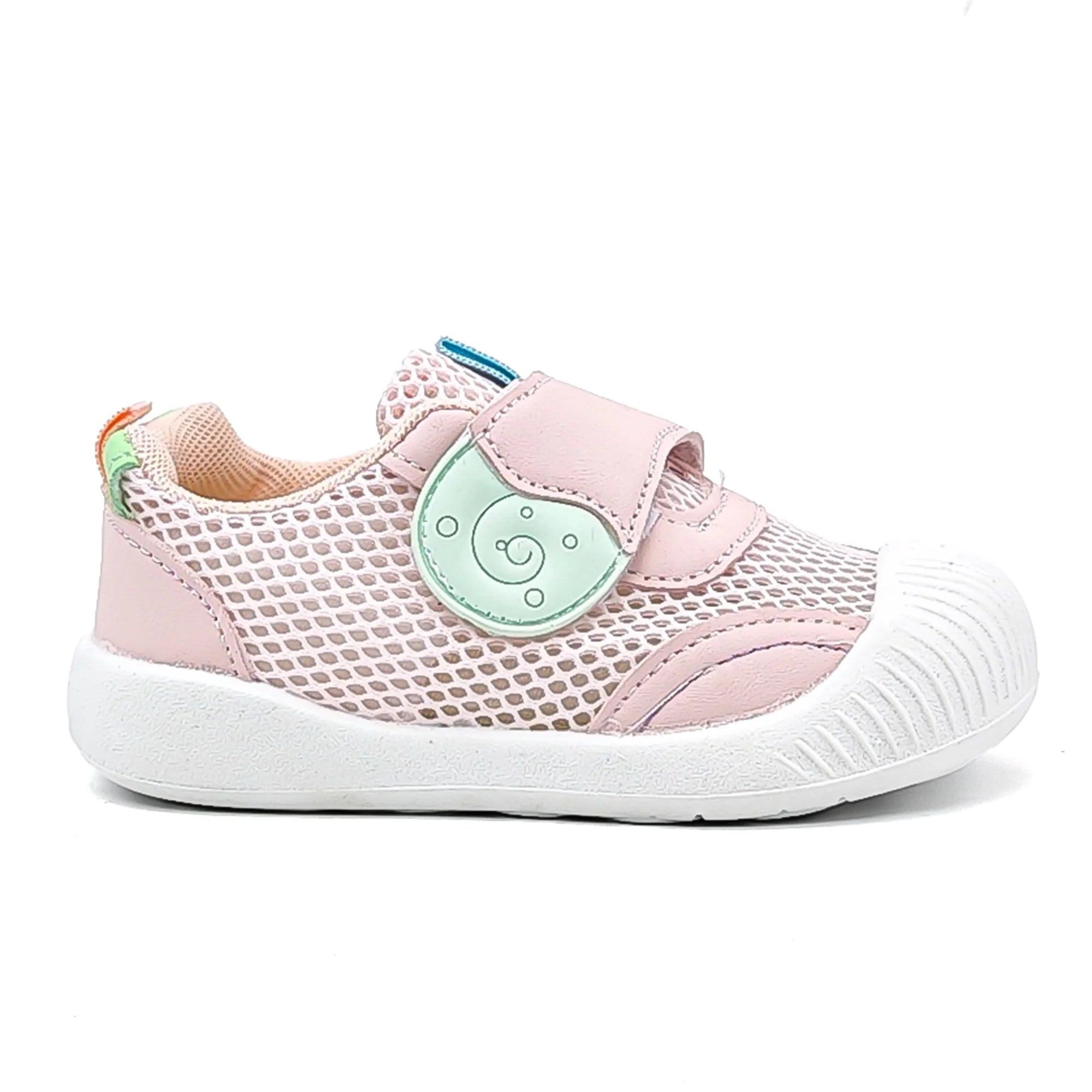 Toddler Wide Toe Box Shoes Kids Girls Boys Breathable Barefoot Hook & Loop Lightweight Walking Sneakers Casual Flexible Sole Slip On