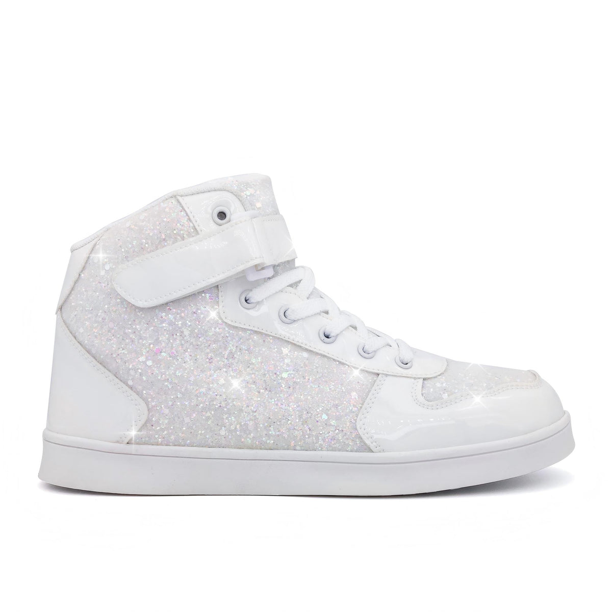 Glitter Shoes for Kids High Top Sparkle Sequins Sneakers for Boys Girls Bling Shiny Sparkly Sneaker